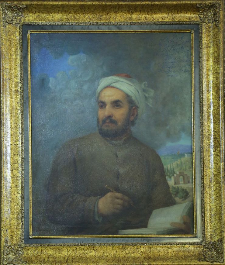 Painting of Hafez by Abolhassan Sadighi